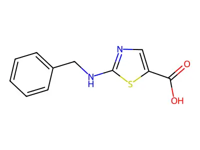 2-(Benzylamino)-1,3-thiazole-5-carboxylic acid structure