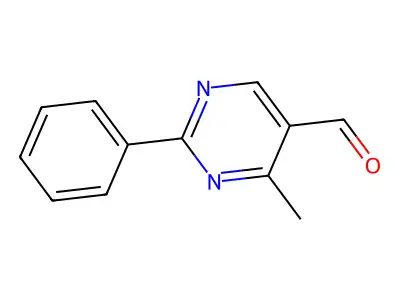 4-Methyl-2-phenylpyrimidine-5-carbaldehyde structure
