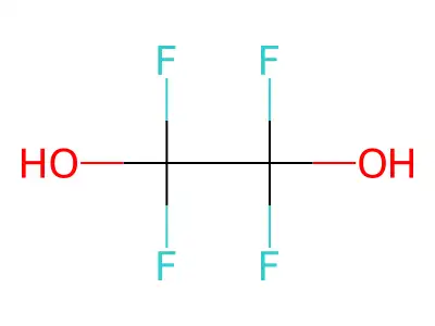 1,1,2,2-Tetrafluoroethane-1,2-diol structure