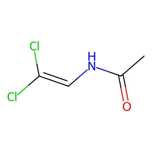N-(2,2-dichloroethenyl)acetamide structure