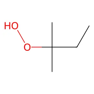 叔戊基过氧化氢 structure