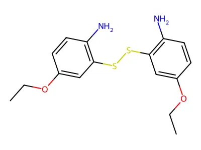 2-[(2-Amino-5-ethoxyphenyl)disulfanyl]-4-ethoxyaniline structure