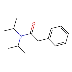 N,N-二异丙基苯乙酰胺 structure