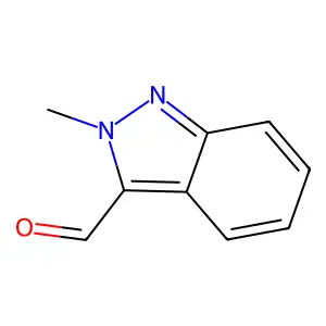 2-methyl-2H-indazole-3-carbaldehyde structure