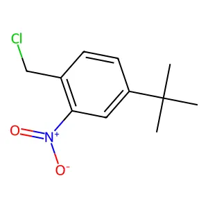 4-Tert-butyl-1-(chloromethyl)-2-nitrobenzene structure