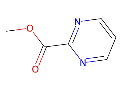 2-Pyrimidinecarboxylic acid, methyl ester structure