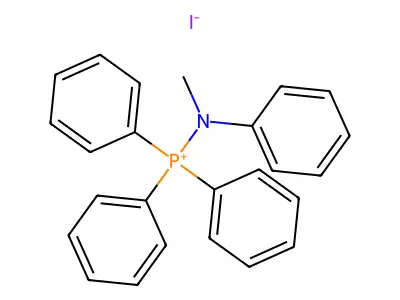 (N-Methyl-N-phenylamino)triphenylphosphonium Iodide structure