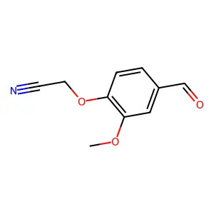 (4-Formyl-2-methoxyphenoxy)acetonitrile structure