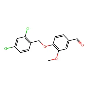 4-((2,4-Dichlorophenyl)methoxy)-3-methoxybenzaldehyde structure