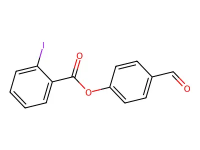 4-Formylphenyl 2-iodobenzoate structure