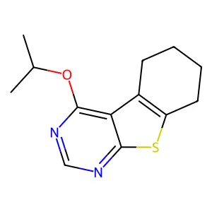 4-Propan-2-yloxy-5,6,7,8-tetrahydro-[1]benzothiolo[2,3-d]pyrimidine structure