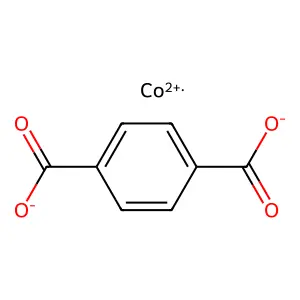 1,4-Benzenedicarboxylic acid, cobalt salt (1:?) structure