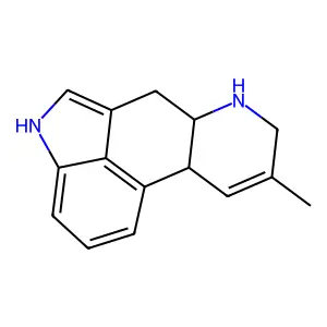 Ergoline, 8,9-didehydro-8-methyl- structure