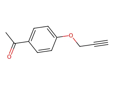 1-(4-(Prop-2-yn-1-yloxy)phenyl)ethan-1-one structure