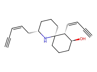 Histrionicotoxin structure