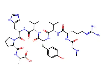 [Sar1,Val5,Ala8]-ANGIOTENSIN II structure