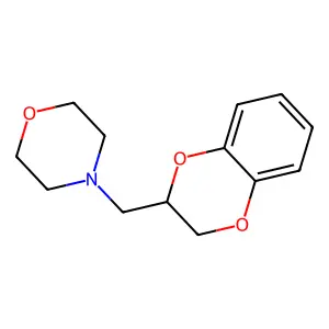 1,4-Benzodioxan, 2-(morpholinomethyl)- structure