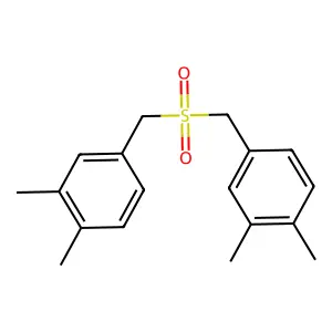Bis(3,4-dimethylbenzyl)sulfone structure