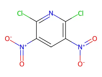 2,6-Dichloro-3,5-dinitropyridine structure