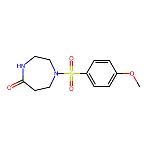 1-(4-Methoxyphenyl)sulfonyl-1,4-diazepan-5-one structure