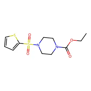 Ethyl 4-(2-thienylsulfonyl)piperazinecarboxylate structure