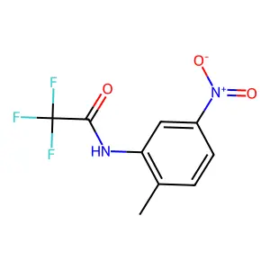 2,2,2-trifluoro-N-(2-methyl-5-nitrophenyl)acetamide structure