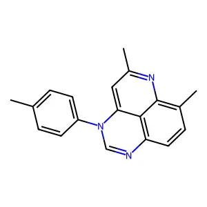 5,7-dimethyl-3-(4-methylphenyl)-3H-pyrido[4,3,2-de]quinazoline structure