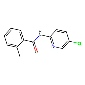 N-(5-chloro-2-pyridinyl)-2-methylbenzamide structure
