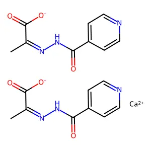 Pyruvic acid calcium isoniazid structure