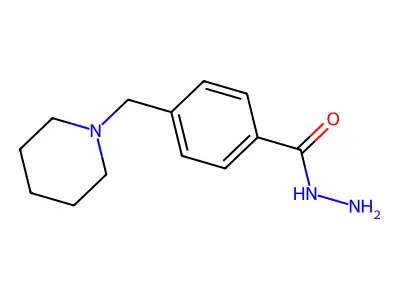 4-(Piperidin-1-ylmethyl)benzohydrazide structure