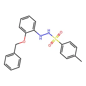 4-methyl-N'-(2-phenylmethoxyphenyl)benzenesulfonohydrazide structure