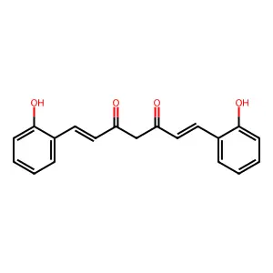 1,6-Heptadiene-3,5-dione, 1,7-bis(2-hydroxyphenyl)- structure