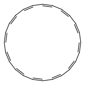 Cyclotetracosadodecaene structure
