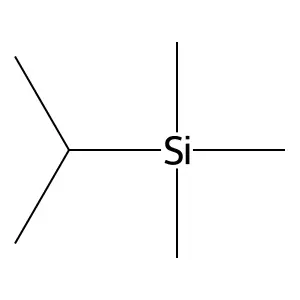 Isopropyltrimethylsilane structure