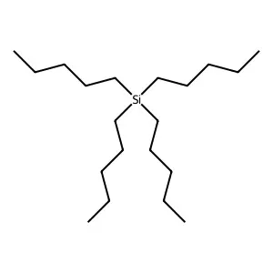 Silane, tetrapentyl structure