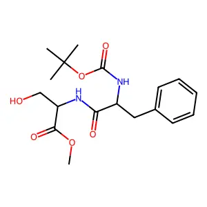 Boc-Phe-Ser-Ome structure