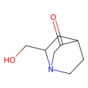 3-Quinuclidinone, 6-(hydroxymethyl)- structure