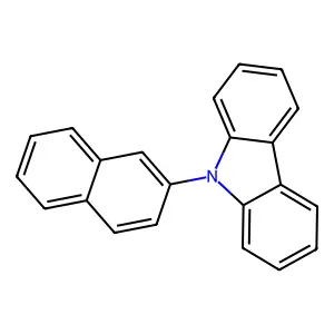 9-Naphthalen-2-yl-9H-carbazol structure