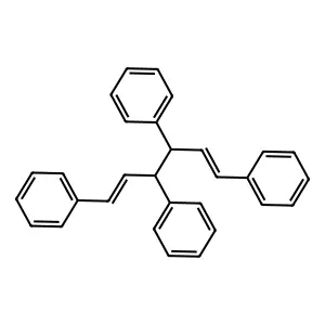 Benzene, 1,1',1'',1'''-(1,5-hexadiene-1,3,4,6-tetrayl)tetrakis- structure