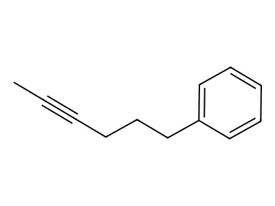 6-Phenyl-2-hexyne structure