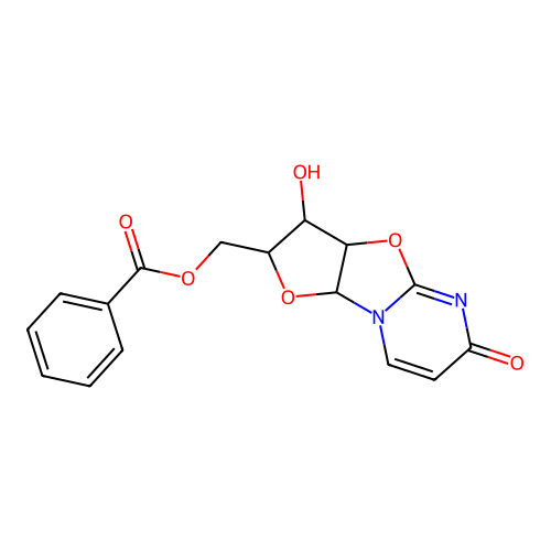 2,2'-Anhydro-1-arabinofuranosyluracil structure