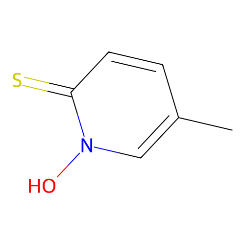 1-Hydroxy-5-Methylpyridine-2(1h)-Thione structure