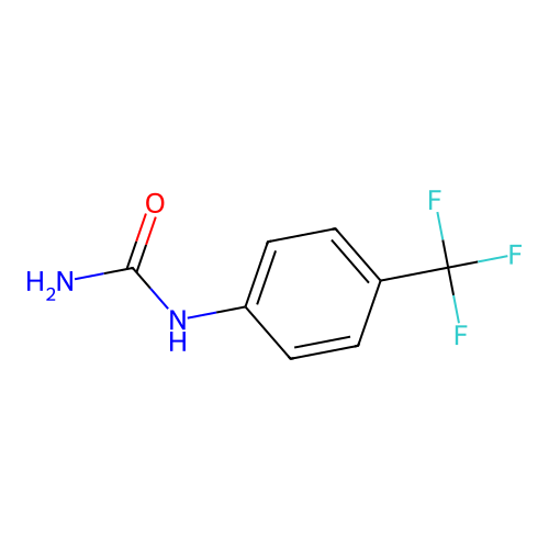 [4-(Trifluoromethyl)phenyl]urea structure