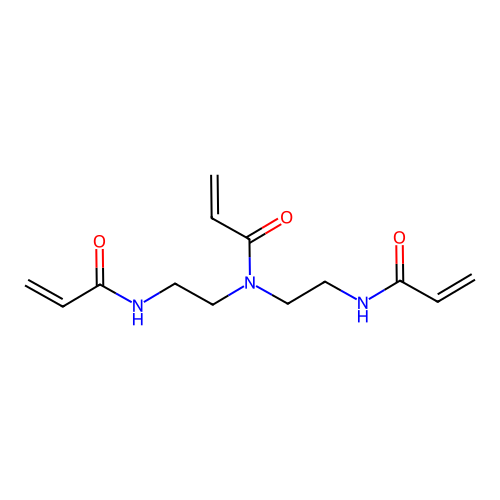 2-Propenamide, N,N-bis[2-[(1-oxo-2-propenyl)amino]ethyl]- structure