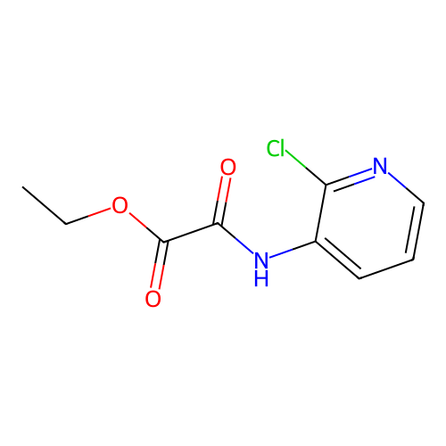 Ethyl [(2-chloropyridin-3-yl)amino](oxo)acetate structure