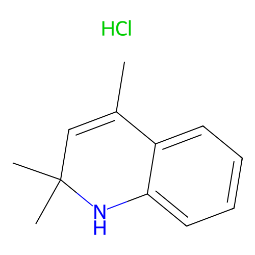 2,2,4-Trimethyl-1,2-dihydroquinoline hydrochloride structure