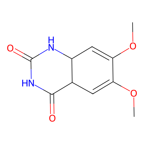 6,7-dimethoxy-4a,8a-dihydro-2,4(1H,3H)-quinazolinedione structure