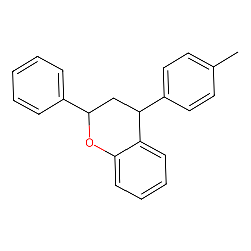 4-(4-Methylphenyl)-2-phenylchromane structure