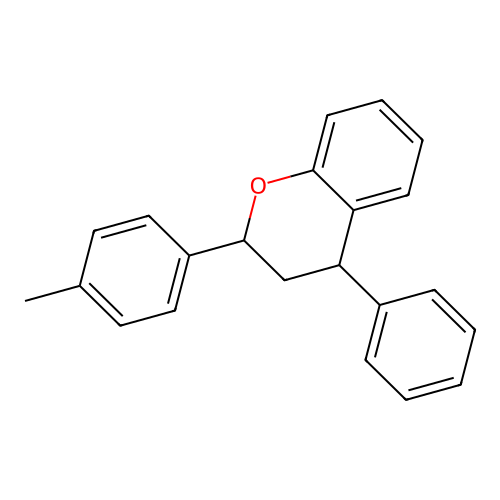 2-(4-Methylphenyl)-4-phenylchromane structure