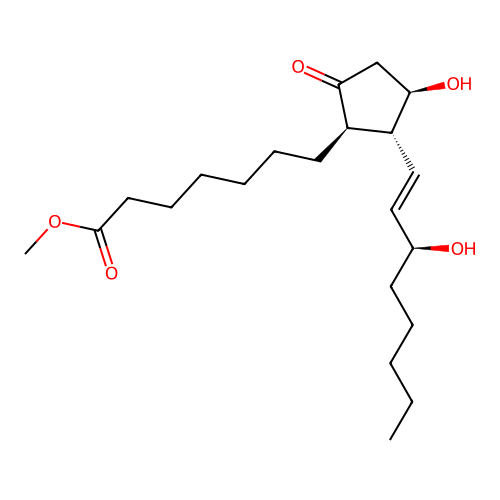 PGE1甲酯 structure